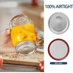100 small mouth canning lids for mason jars